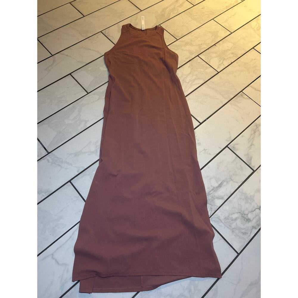 Lululemon Women’s All Aligned Mini Dress Size 8 Pink Clay